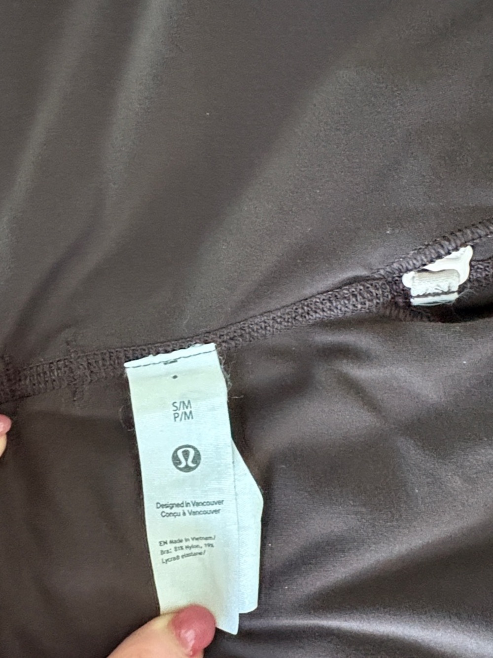 Lululemon Bend This Vand Racer Bra Light Support Espresso, A-C Cups, Size S / M - Picture 3 of 8